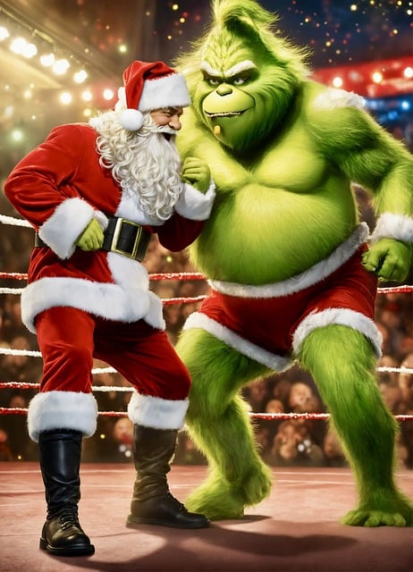 grinch ja joulupukki