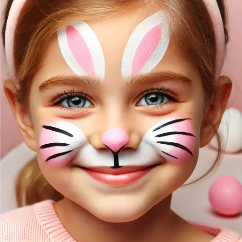 Pääsiäispupu kasvomaalaus